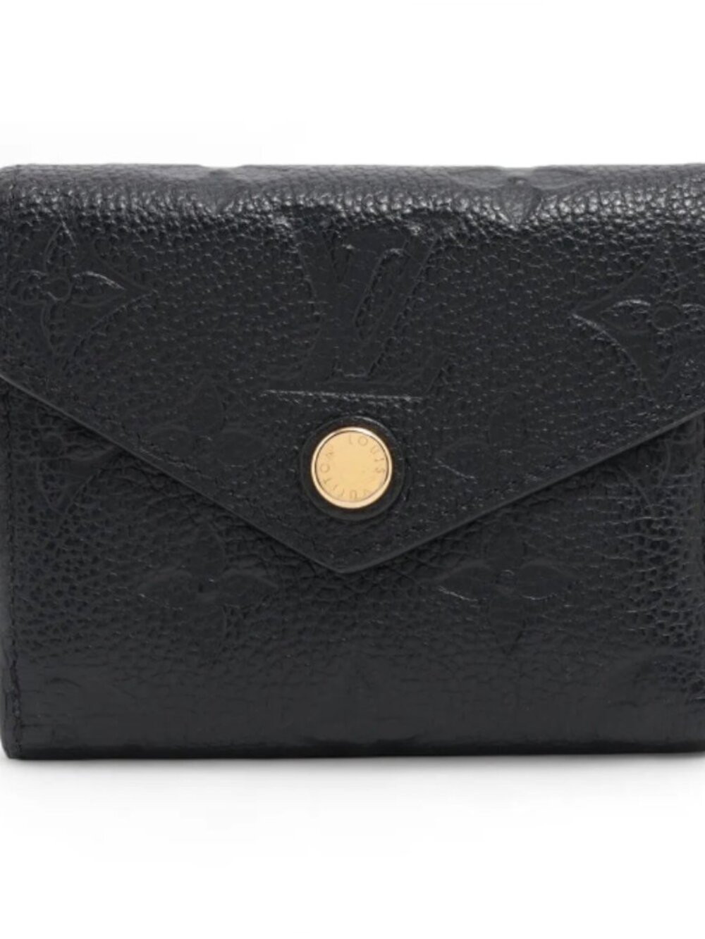 Louis Vuitton Empreinte Portefeuille Zoe Compact Wallet Noir
